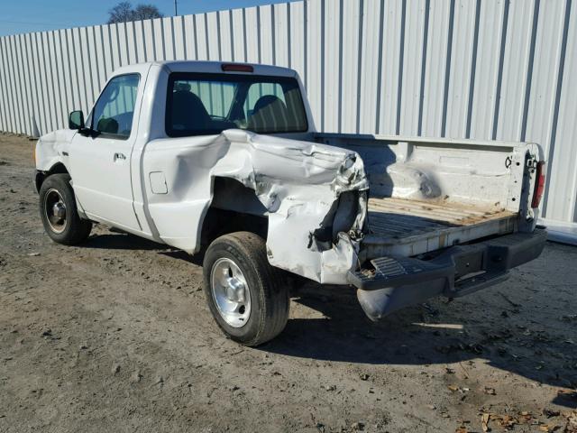 1FTYR10U13PB53533 - 2003 FORD RANGER WHITE photo 3