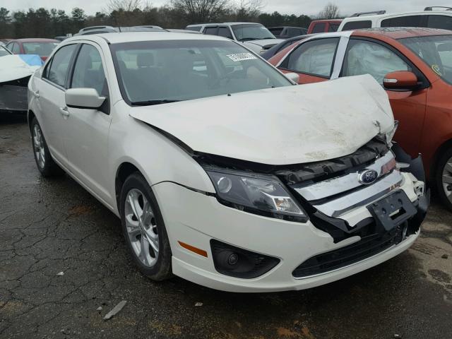 3FAHP0HA7CR419579 - 2012 FORD FUSION SE WHITE photo 1