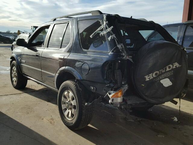 4S6CK58W4X4410061 - 1999 HONDA PASSPORT E BLACK photo 3