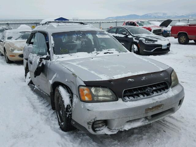 4S3BH675847626303 - 2004 SUBARU LEGACY OUT SILVER photo 1