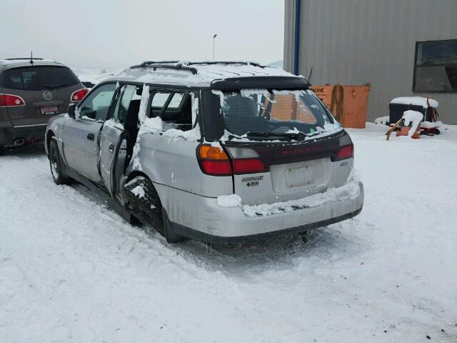 4S3BH675847626303 - 2004 SUBARU LEGACY OUT SILVER photo 3