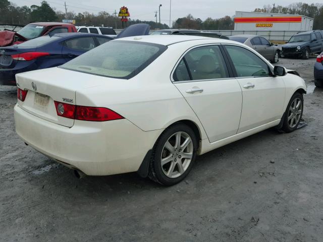 JH4CL96955C023776 - 2005 ACURA TSX CREAM photo 4