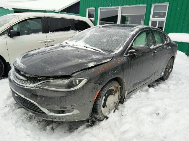 1C3CCCAG6FN511472 - 2015 CHRYSLER 200 LIMITE CHARCOAL photo 2