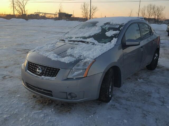 3N1AB61E58L639908 - 2008 NISSAN SENTRA 2.0 GRAY photo 2