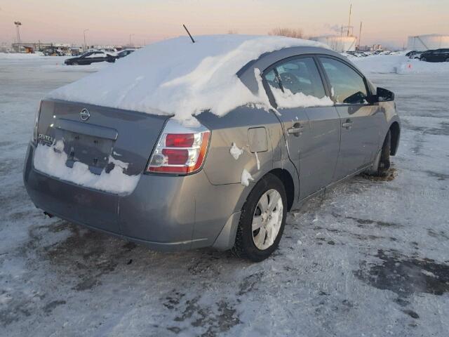 3N1AB61E58L639908 - 2008 NISSAN SENTRA 2.0 GRAY photo 4