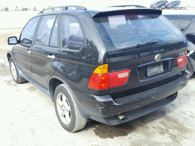 5UXFA53583LP27061 - 2003 BMW X5 3.0I BLACK photo 3