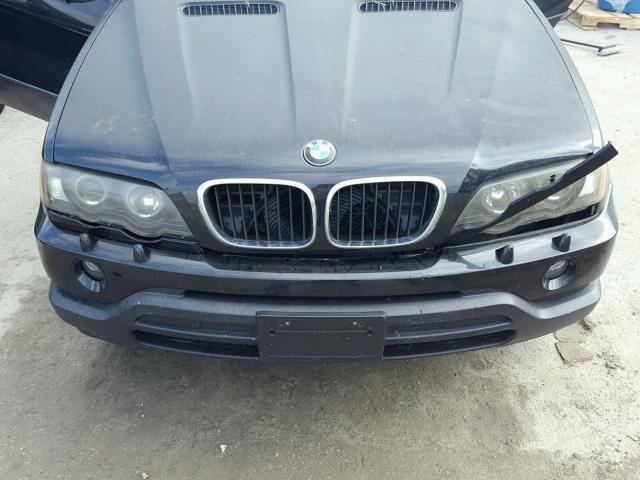 5UXFA53583LP27061 - 2003 BMW X5 3.0I BLACK photo 7