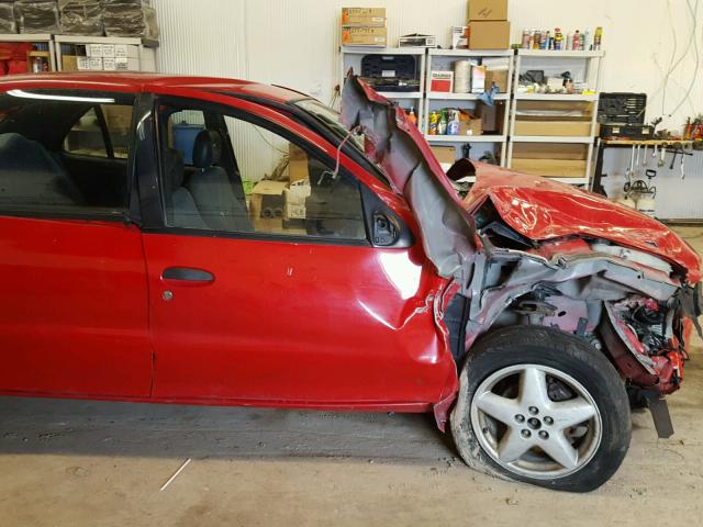 1G1JC52F737199028 - 2003 CHEVROLET CAVALIER RED photo 9