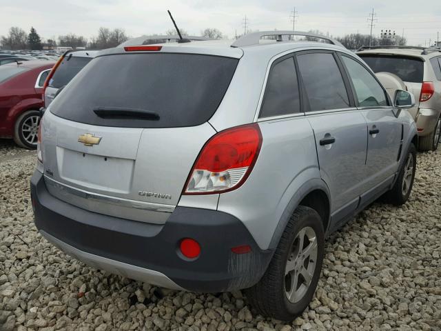 3GNAL2EK6CS557212 - 2012 CHEVROLET CAPTIVA SP SILVER photo 4