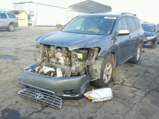 JTEES41A892129583 - 2009 TOYOTA HIGHLANDER GREEN photo 2