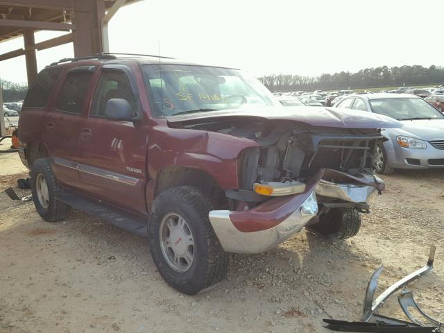 1GKEC13V01R211484 - 2001 GMC YUKON MAROON photo 1