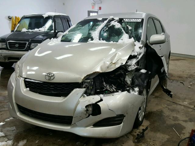 2T1KU40E19C054393 - 2009 TOYOTA COROLLA MA SILVER photo 2