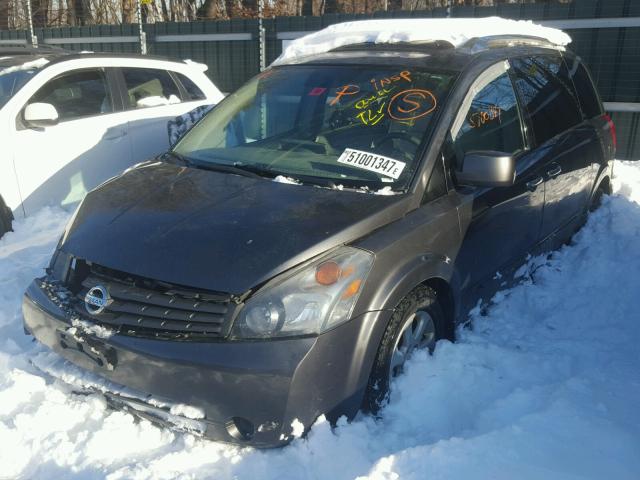 5N1BV28U18N103631 - 2008 NISSAN QUEST S GREEN photo 2