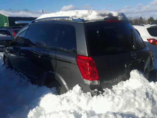 5N1BV28U18N103631 - 2008 NISSAN QUEST S GREEN photo 3
