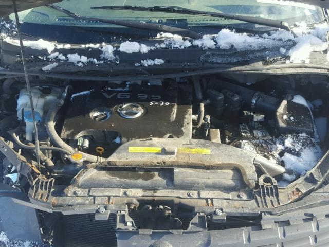 5N1BV28U18N103631 - 2008 NISSAN QUEST S GREEN photo 7