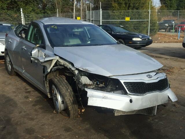 KNAGM4A78B5087865 - 2011 KIA OPTIMA LX SILVER photo 1