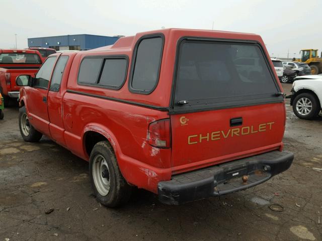 1GCCS195128115903 - 2002 CHEVROLET S TRUCK S1 RED photo 3