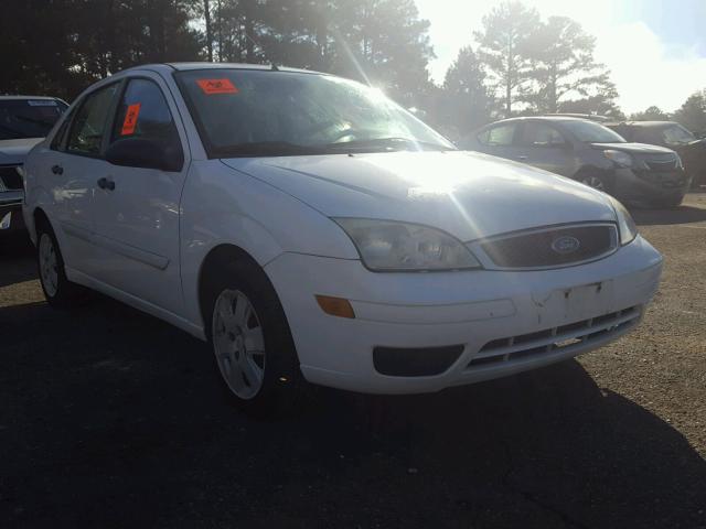 1FAFP34N07W320929 - 2007 FORD FOCUS ZX4 WHITE photo 1