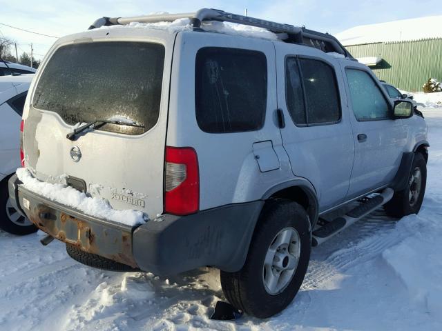 5N1ED28Y73C633819 - 2003 NISSAN XTERRA XE SILVER photo 4