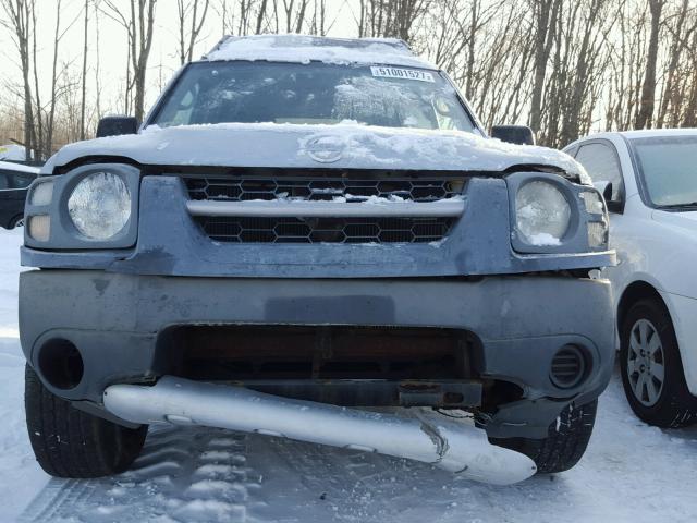 5N1ED28Y73C633819 - 2003 NISSAN XTERRA XE SILVER photo 9