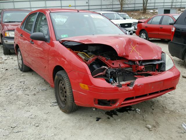 1FAFP34N66W180688 - 2006 FORD FOCUS ZX4 RED photo 1