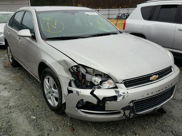 2G1WB58K281351394 - 2008 CHEVROLET IMPALA LS SILVER photo 1