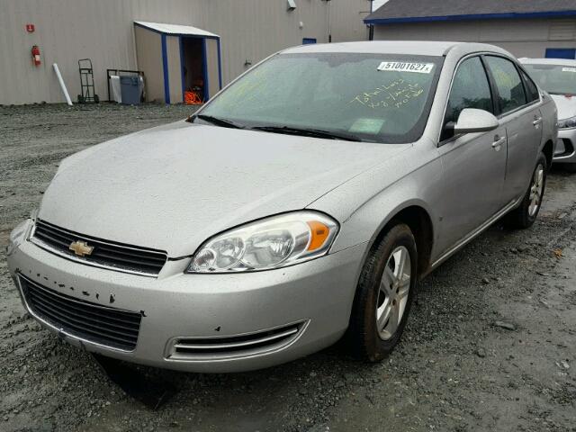 2G1WB58K281351394 - 2008 CHEVROLET IMPALA LS SILVER photo 2