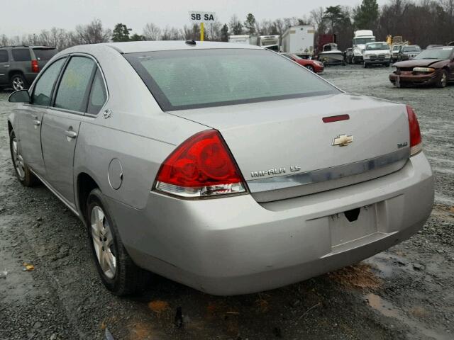 2G1WB58K281351394 - 2008 CHEVROLET IMPALA LS SILVER photo 3