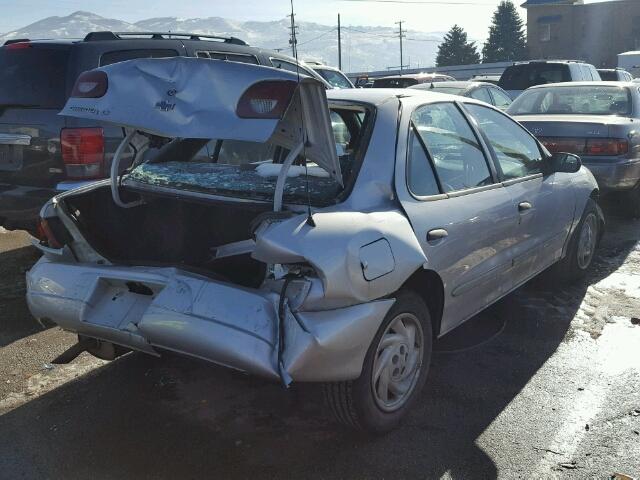 1G1JF52TX17174571 - 2001 CHEVROLET CAVALIER L SILVER photo 4