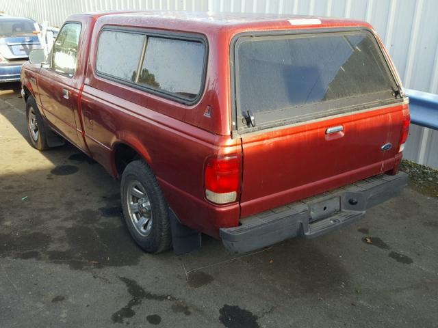 1FTYR10C1YPA73115 - 2000 FORD RANGER RED photo 3