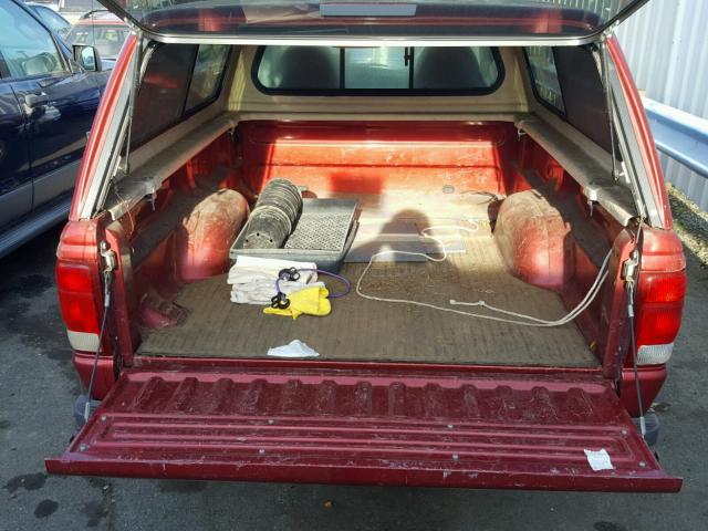 1FTYR10C1YPA73115 - 2000 FORD RANGER RED photo 6