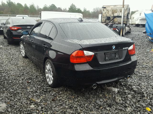 WBAVB73537VF53495 - 2007 BMW 335 I BLACK photo 3