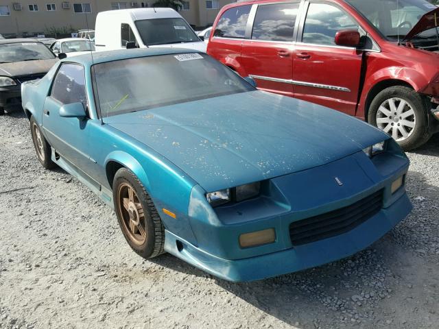 1G1FP23E5ML171381 - 1991 CHEVROLET CAMARO RS GREEN photo 1