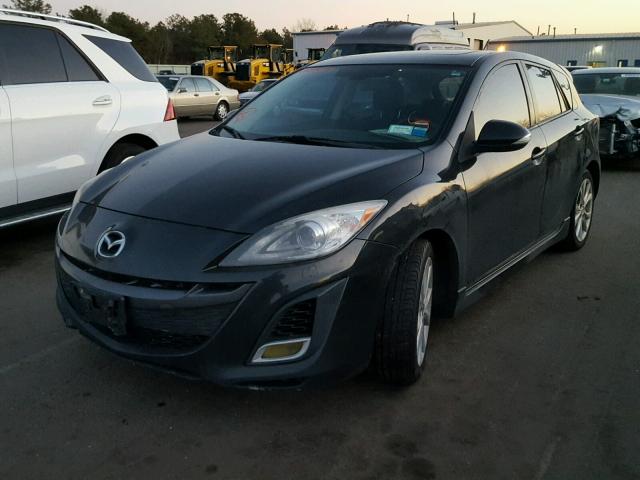 JM1BL1H68A1113561 - 2010 MAZDA 3 S BLACK photo 2