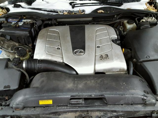 JTHBN30F920068220 - 2002 LEXUS LS 430 SILVER photo 7