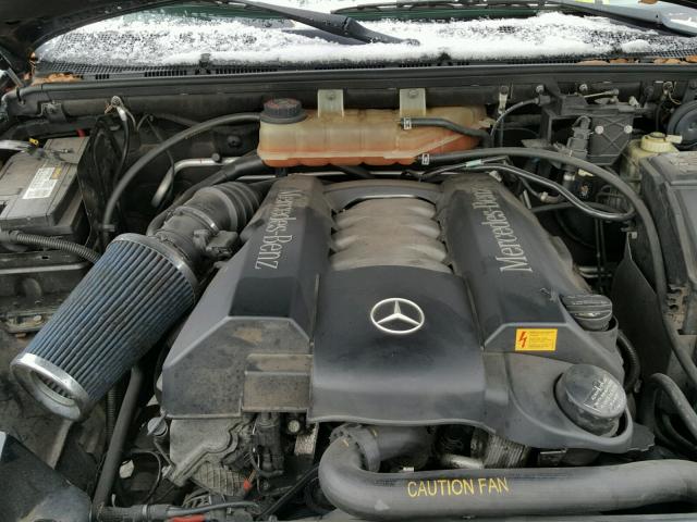 4JGAB75E65A533656 - 2005 MERCEDES-BENZ ML 500 BLACK photo 7