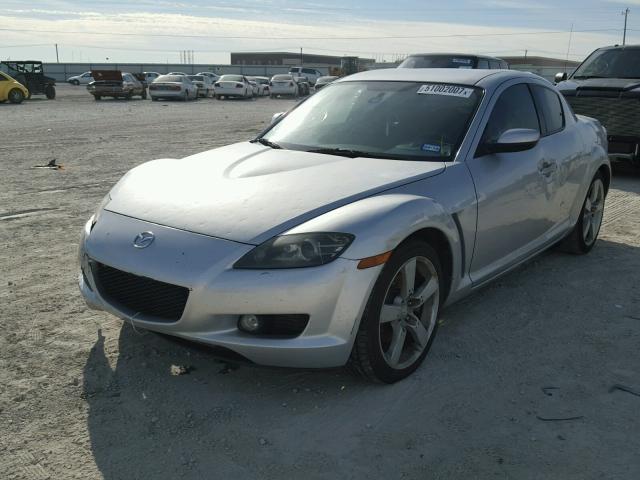 JM1FE173550147424 - 2005 MAZDA RX8 SILVER photo 2