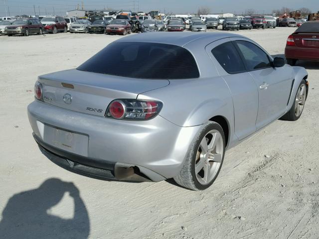 JM1FE173550147424 - 2005 MAZDA RX8 SILVER photo 4