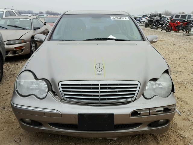 WDBRF61J23F385237 - 2003 MERCEDES-BENZ C 240 SILVER photo 7