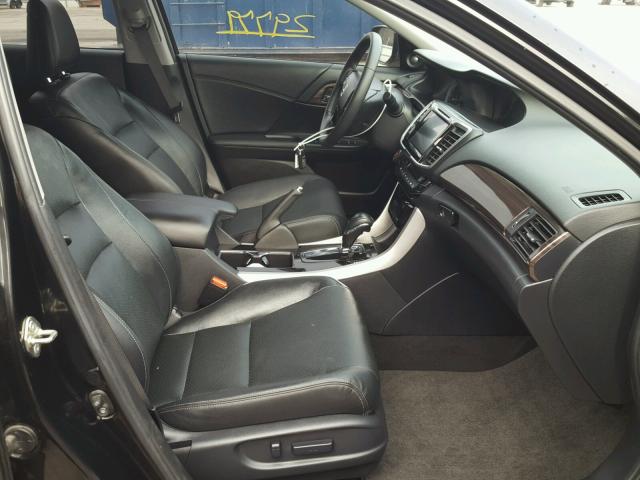 1HGCR2F94GA191416 - 2016 HONDA ACCORD EXL Siyah fotoğraf 5