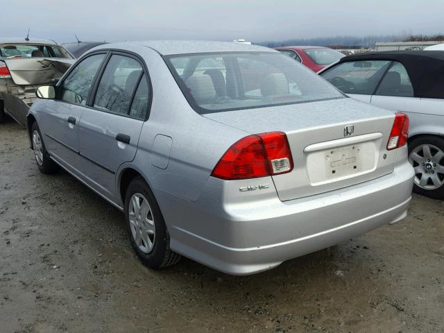 2HGES16495H562161 - 2005 HONDA CIVIC DX SILVER photo 3