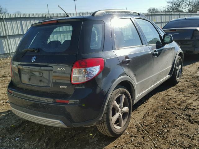 JS2YB413075104018 - 2007 SUZUKI SX4 BLACK photo 4