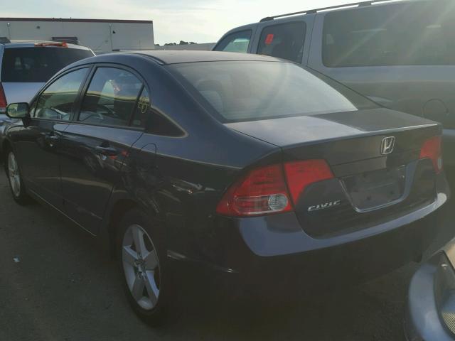 JHMFA16807S000149 - 2007 HONDA CIVIC EX أزرق صورة 3