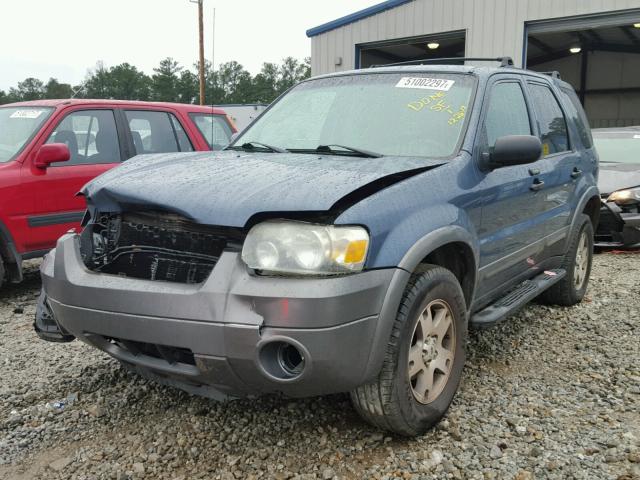 1FMCU03165KA95077 - 2005 FORD ESCAPE XLT BLUE photo 2