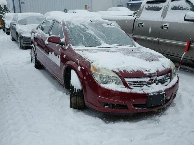 1G8ZV57767F219183 - 2007 SATURN AURA XR RED photo 1