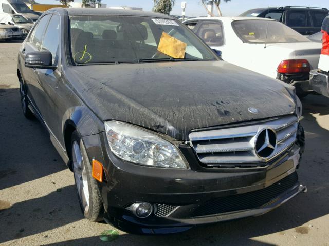 WDDGF5EB7AR128954 - 2010 MERCEDES-BENZ C 300 BLACK photo 1