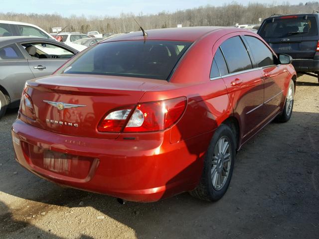 1C3LC56K27N546102 - 2007 CHRYSLER SEBRING TO RED photo 4