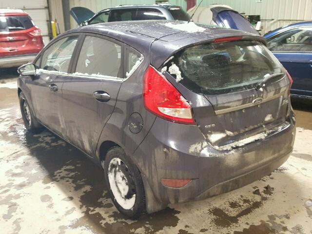 3FADP4FJ0CM174713 - 2012 FORD FIESTA SES GRAY photo 3