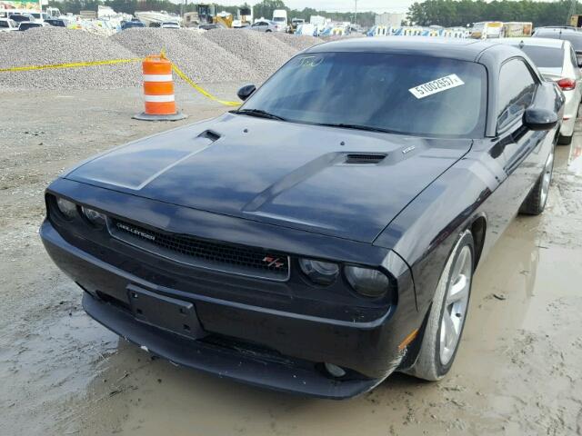 2C3CDYBT0EH208930 - 2014 DODGE CHALLENGER BLACK photo 2