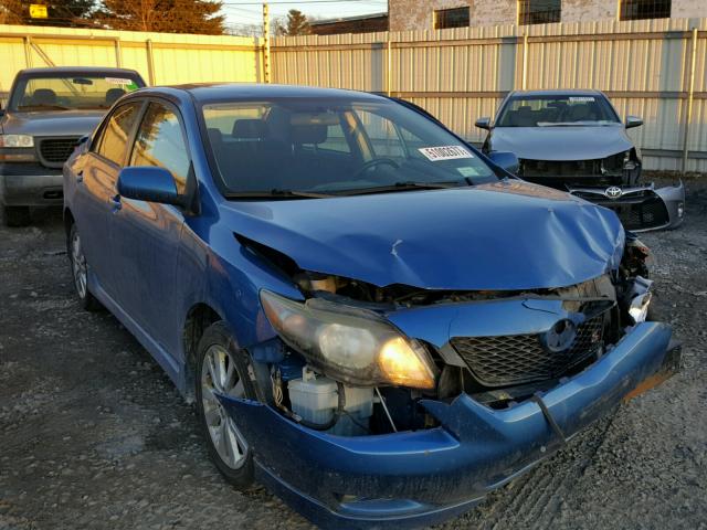 2T1BU40E89C135150 - 2009 TOYOTA COROLLA BA BLUE photo 1